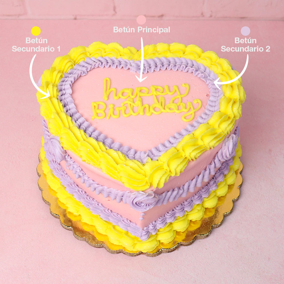 PASTEL CORAZÓN VINTAGE