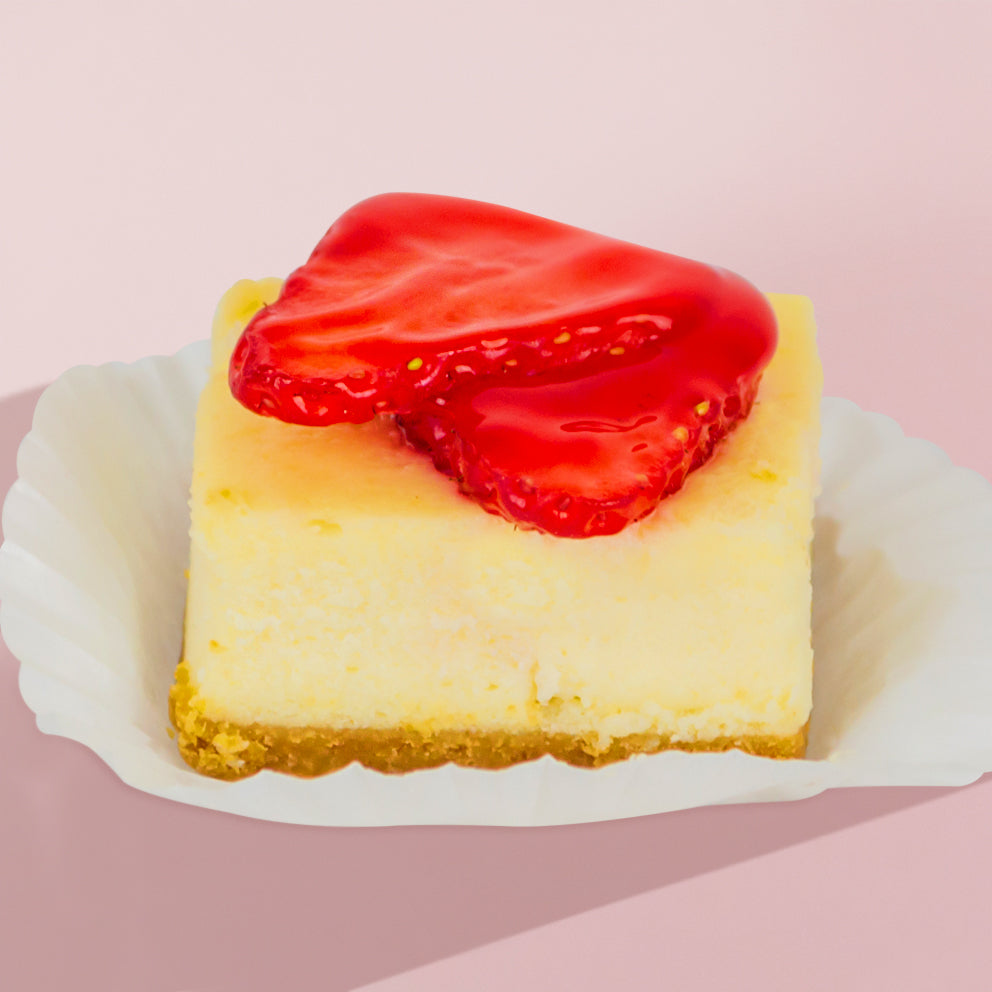 PAQUETE DE 10 MINI CHEESECAKE FRESA