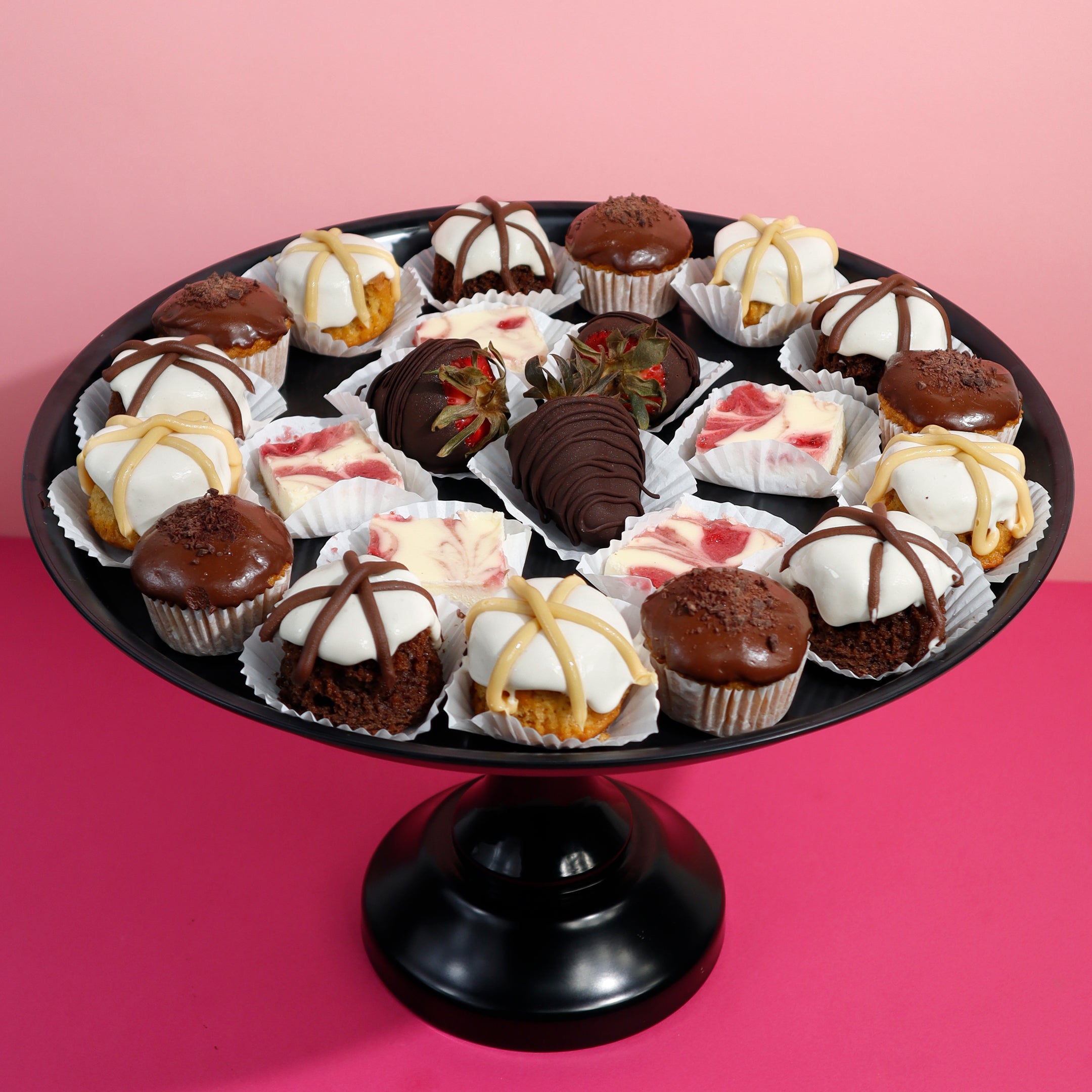 CHAROLA MINI POSTRES KETO