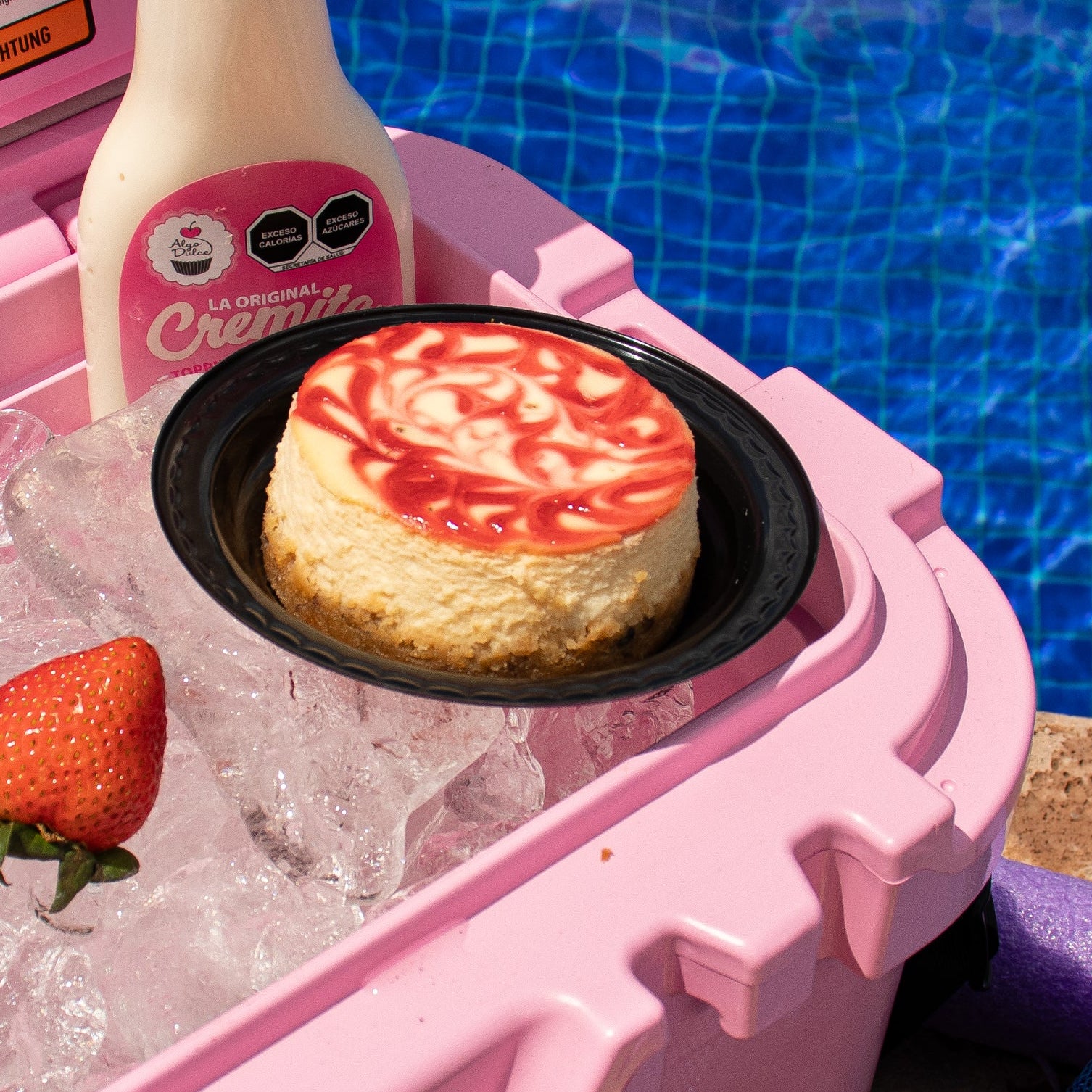 CHEESECAKE FRESA KETO INDIVIDUAL