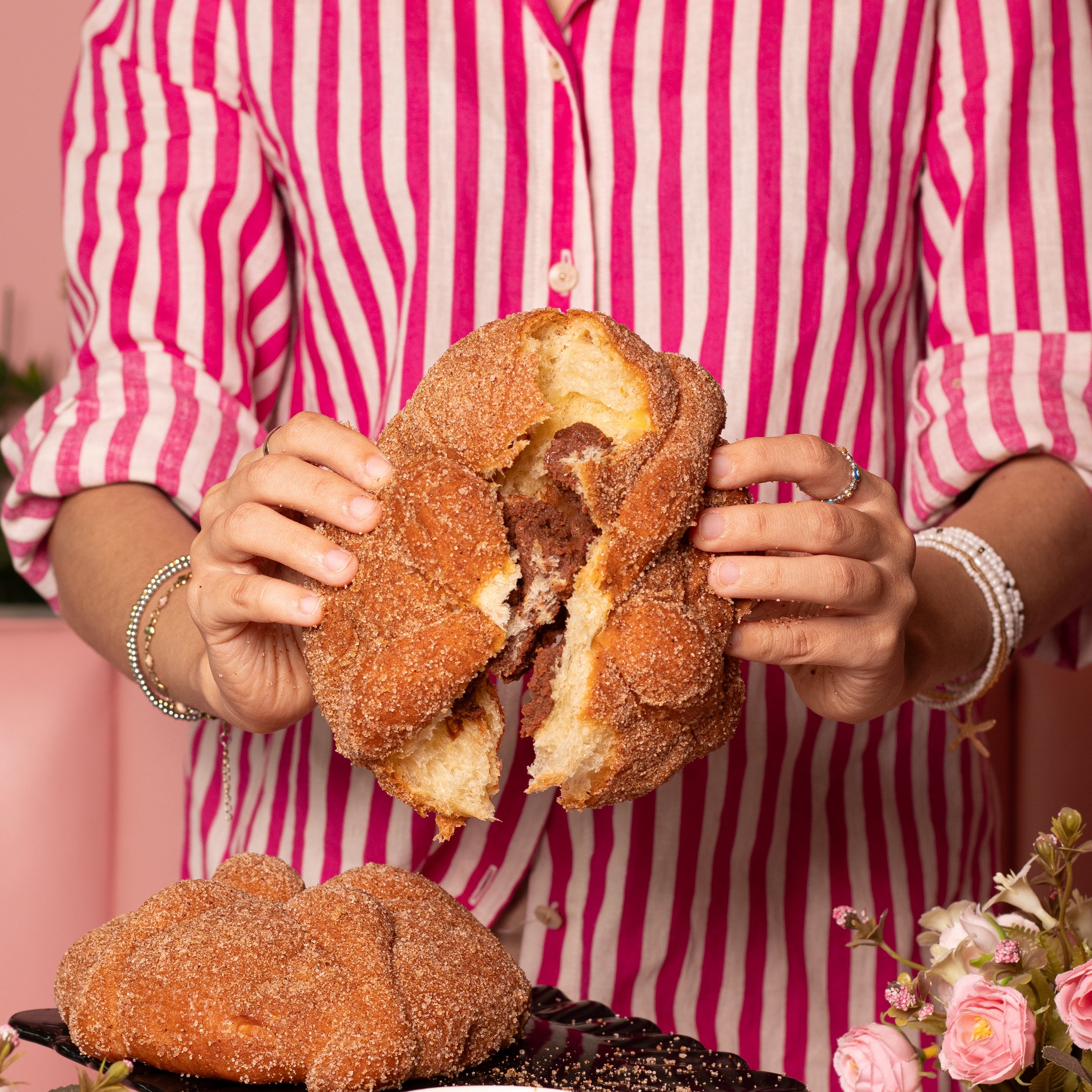 PAN DE MUERTO RELLENO