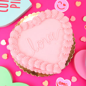 PASTEL CORAZÓN PERSONALIZADO – Algo Dulce